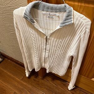 Tommy Hilfiger full zip sweater size large